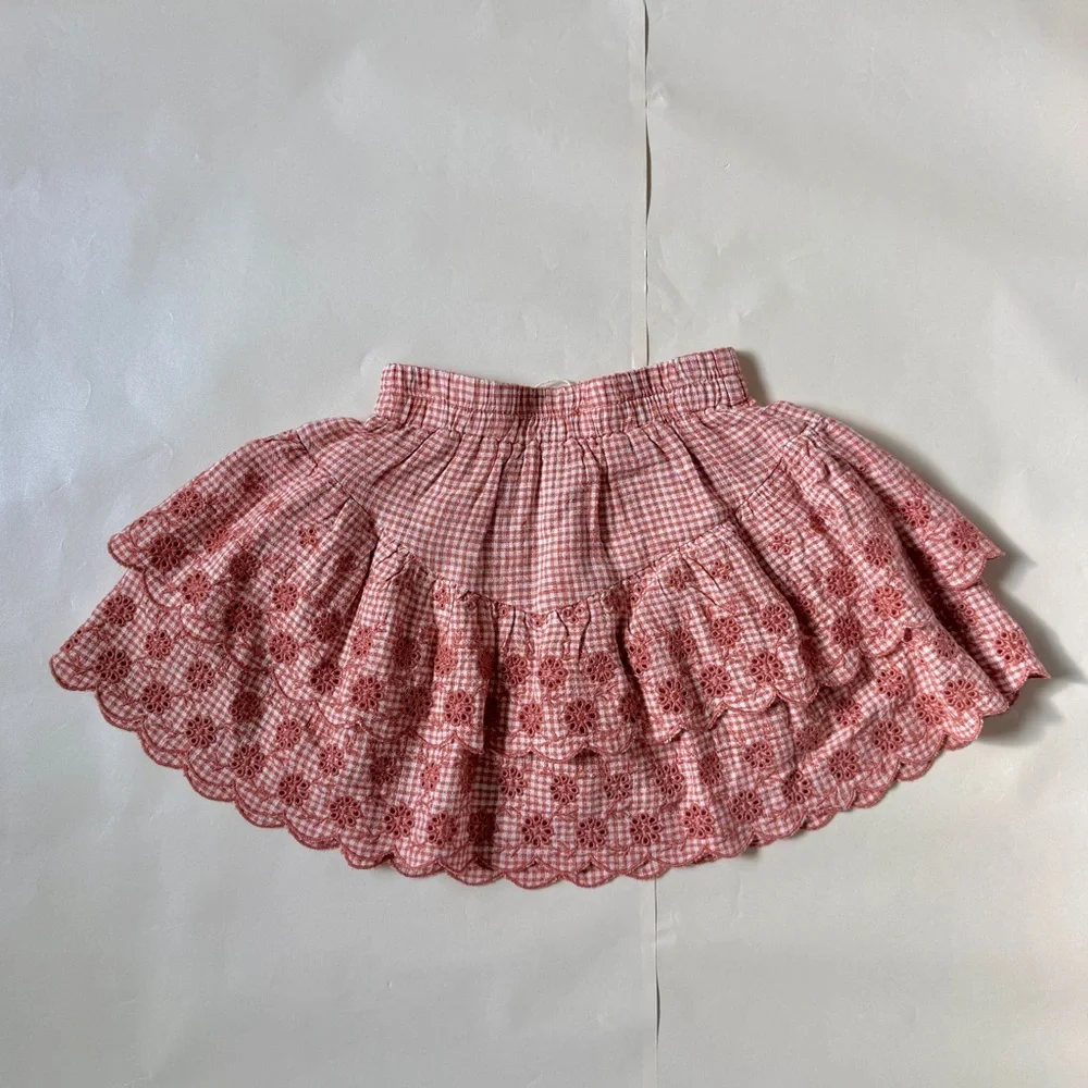 Girls Embroidered Skirt - Picture 2 of 3